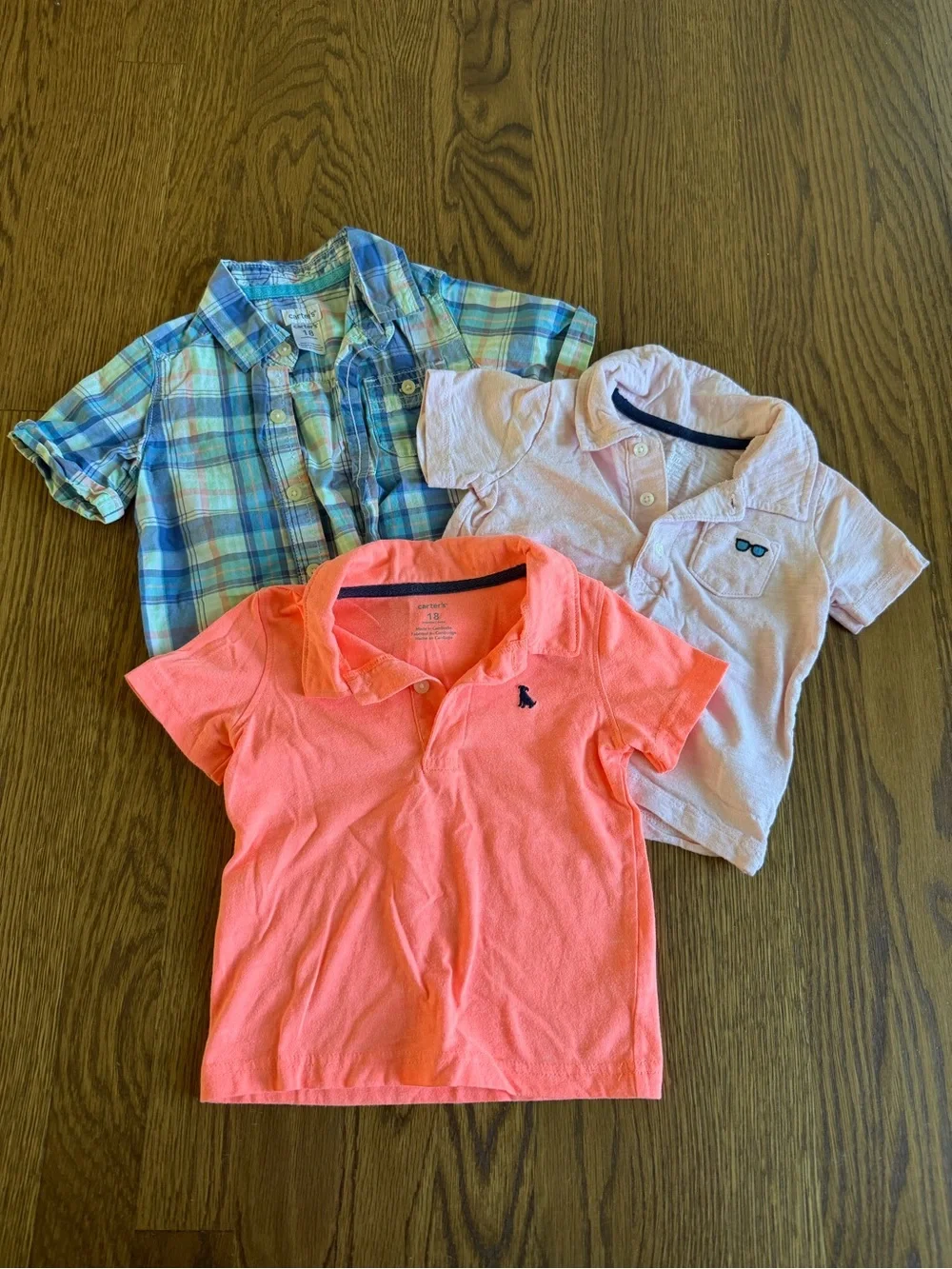 Carter's Bright Short Sleeve Tops, size 18M